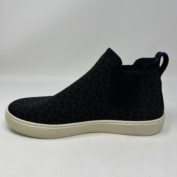 Rothy’s The Chelsea Espresso Spot Boots Sneakers Slip Pull On Women’s Size 7 - Picture 8 of 11